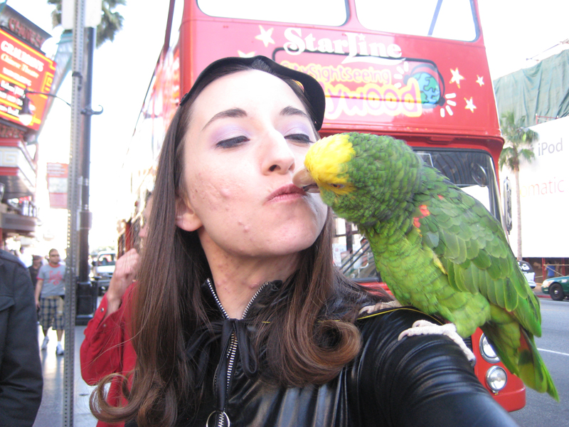 Polly wanna kiss.